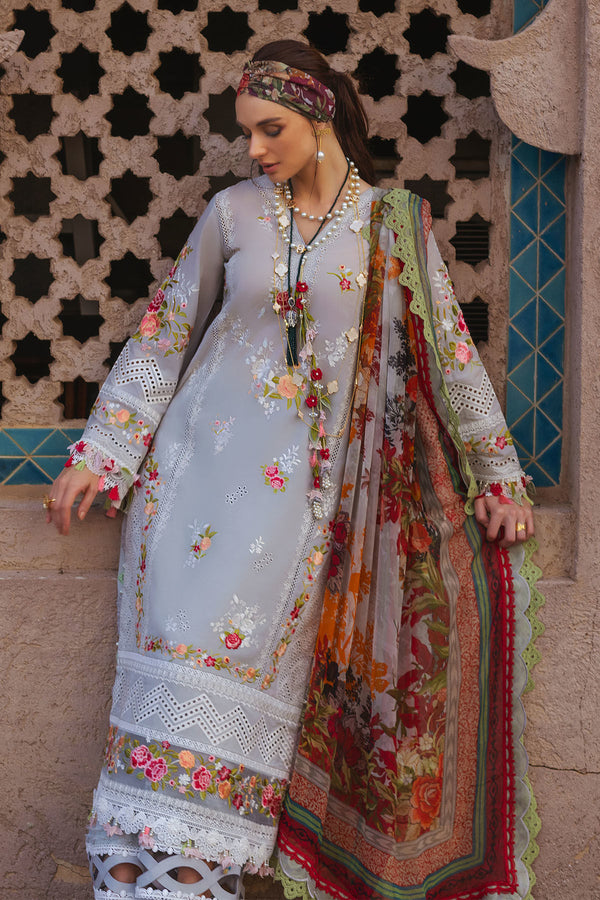 Anus Abrar | Grey - Lawn Collection Replica