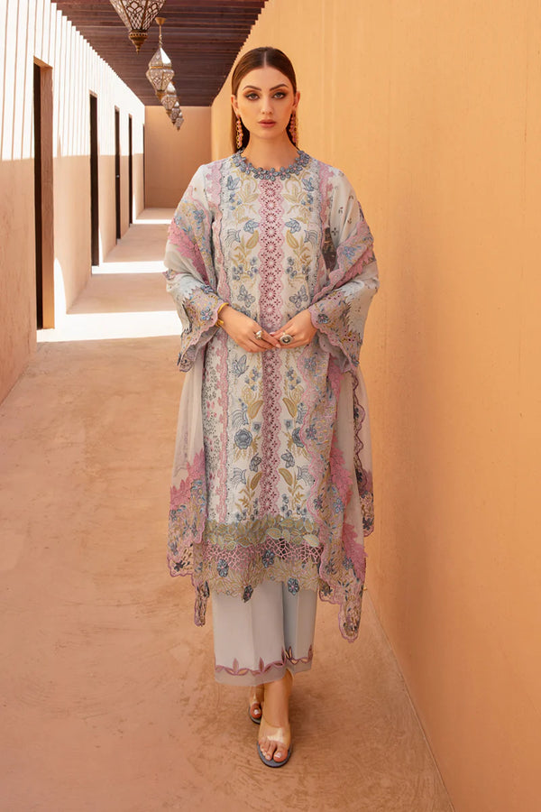 Rang Rasiya | Sky Blue - Luxury Lawn Collection Replica