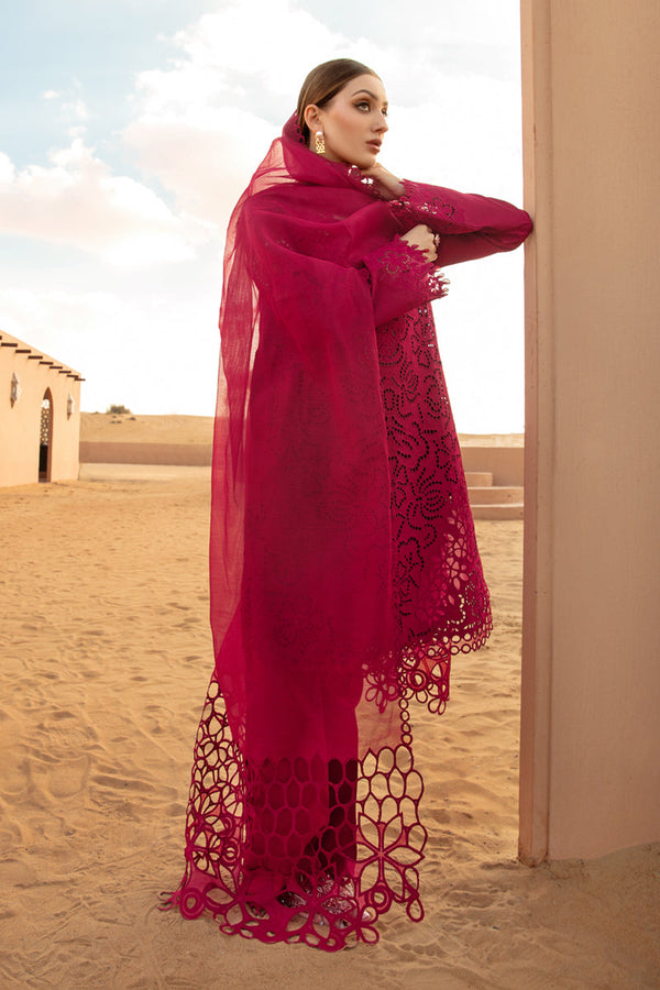 Rang Rasiya Rameen | Red Luxury Lawn Replica