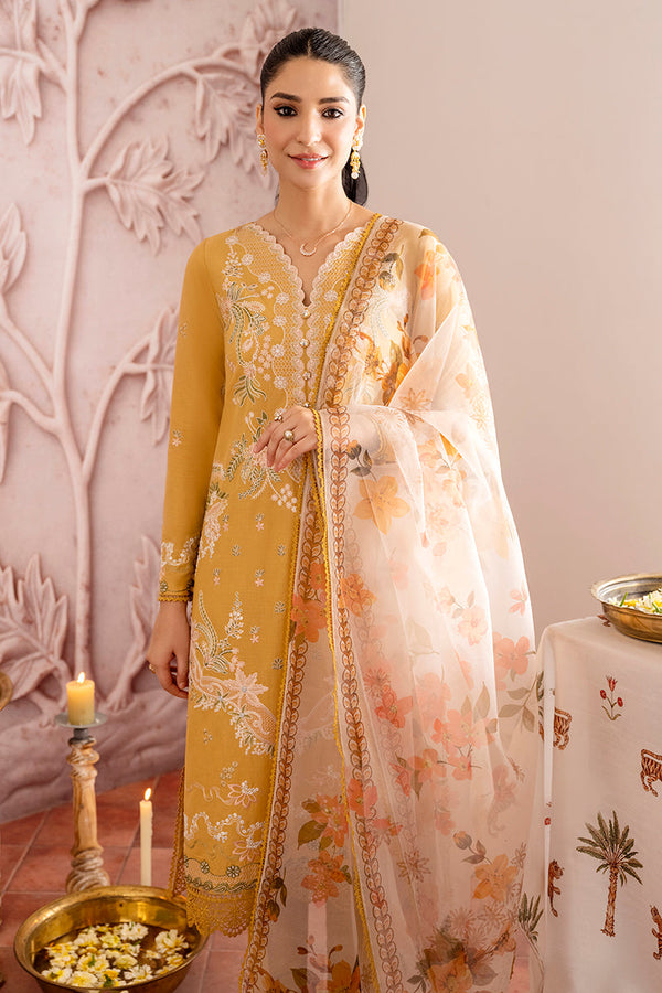 Ramsha | Mustard - Lawn Collection Replica