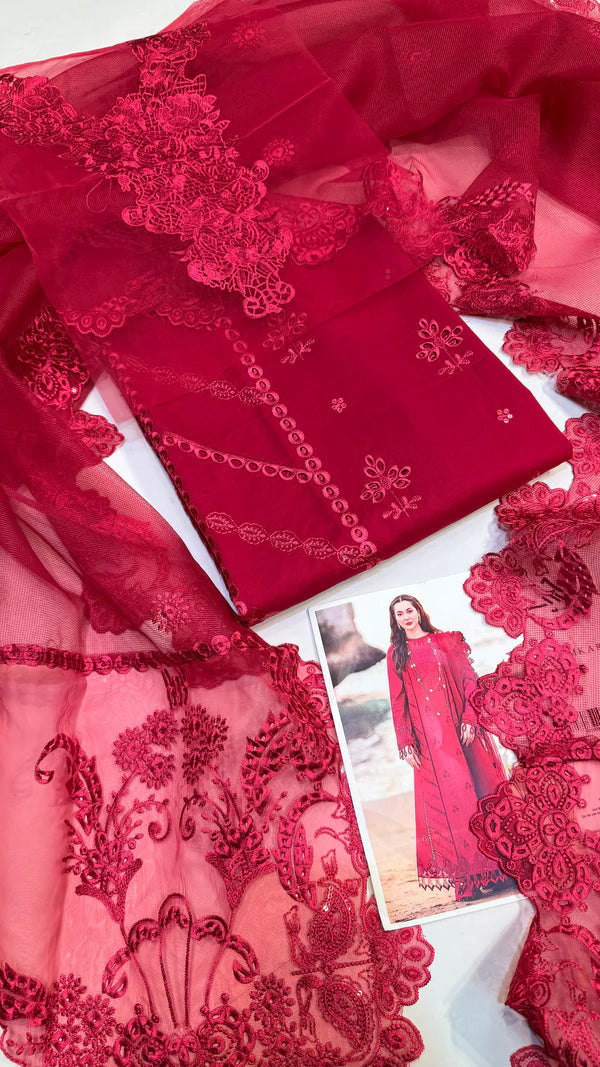 Qalamkar Lawn Aisha (Shocking)