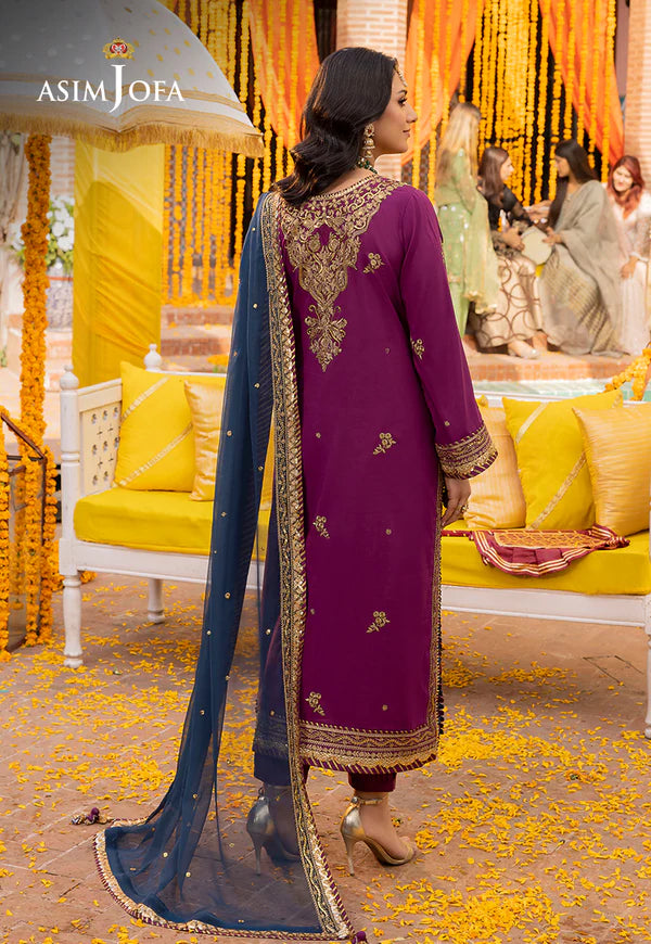 Asim Jofa Chiffon Collection Replica