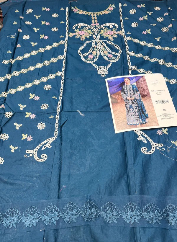 Qalamkar Lawn Miray (Zink)
