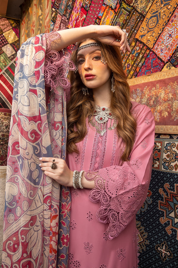 Adan's Libas | Tea Pink -Lawn Collection Replica