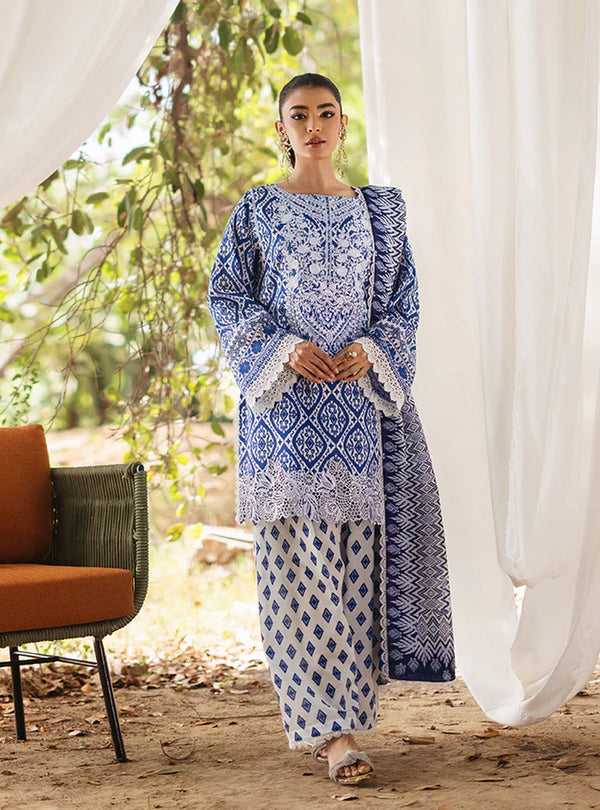 Zainab Chottani | Blue - Lawn Collection Replica