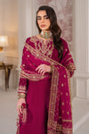 Baroque Pink Velvet Formal Collection Replica