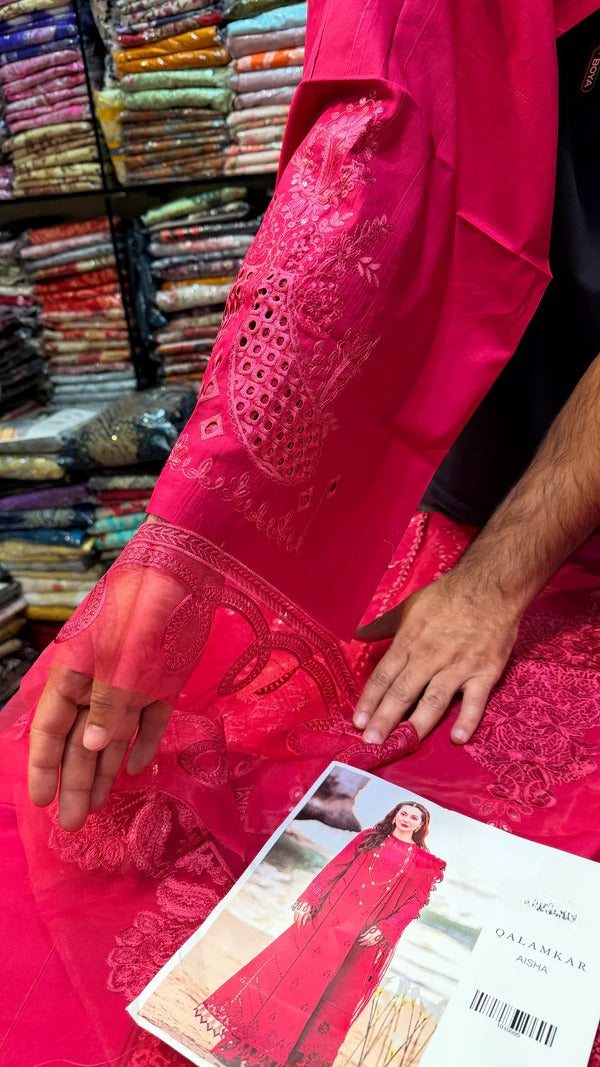 Qalamkar Lawn Aisha (Shocking)