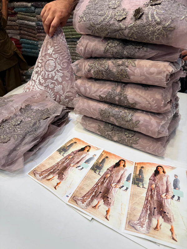 Velvet Palachi 3Pc Light Coffee