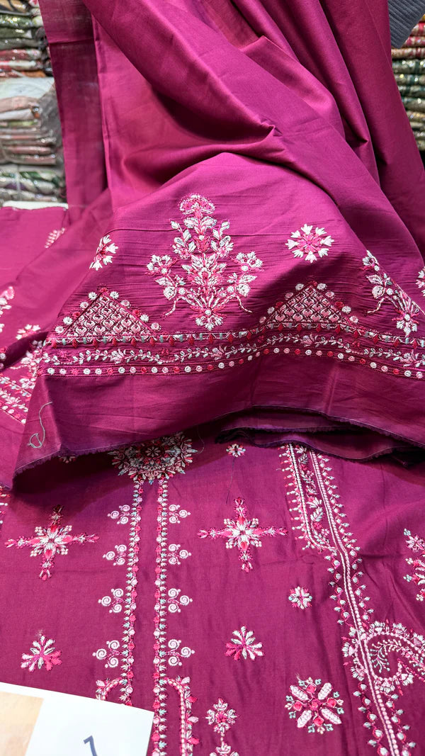 Hussain Rehar Lawn Nargis (Meroon)