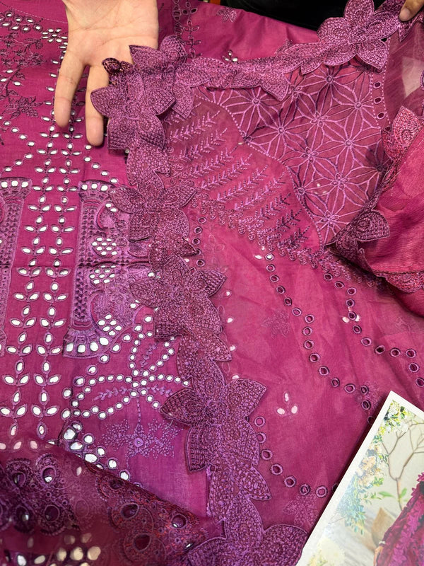 QALAMQAR LAWN FK-11 VIOLET