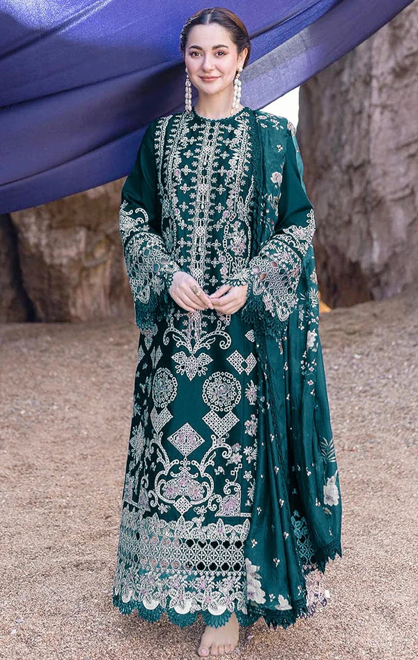 Qalamkar Lawn Miray (Zink)