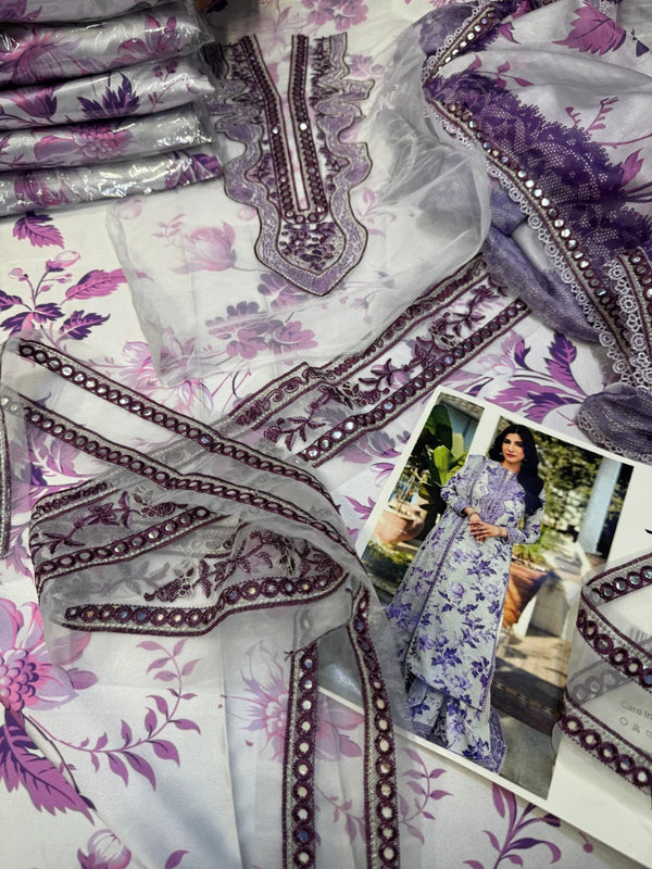 ANEELAS LUXE SILK 3PC