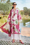 Maria B MPrint | White & Pink - Lawn Collection Replica