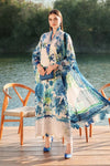 Maria B MPrint | White & Blue - Lawn Collection Replica