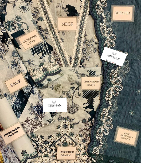 Image Printkari | Blue - Lawn Collection Replica