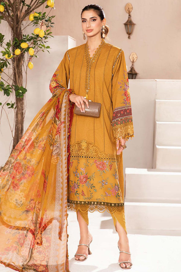 Maria B | Mustard - Printed Lawn Collection Replica