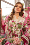 Maria B White Floral Printed Lawn Collection Replica