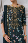 Iznik | Black - Lawn Collection Replica
