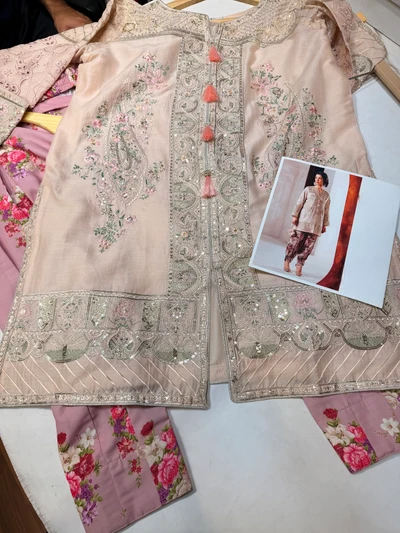 ETHNC KURTA SET E-1117 2PC