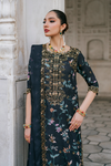 Iznik | Black - Lawn Collection Replica