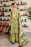 Maria B | Mustard Green - MPrint Lawn Collection Replica