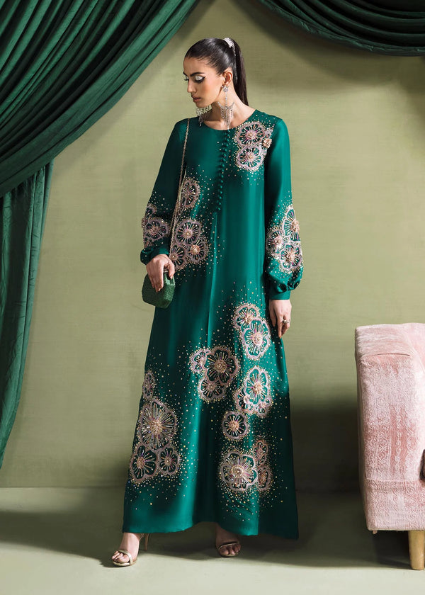 KANWAL MALIK RAW SILK OLIVIA