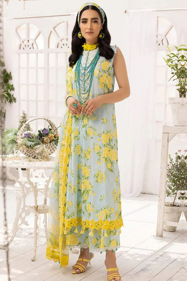 Ittehad | Yellow - Lawn Collection Replica
