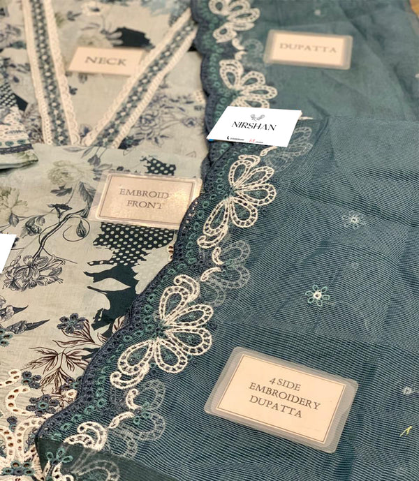 Image Printkari | Blue - Lawn Collection Replica