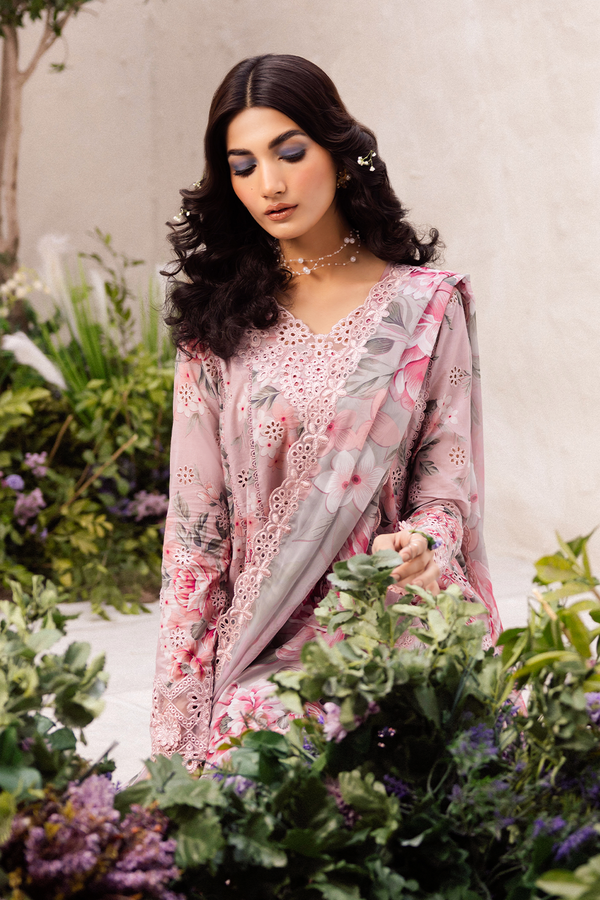 Iznik | Peach - Lawn & Chiffon Collection