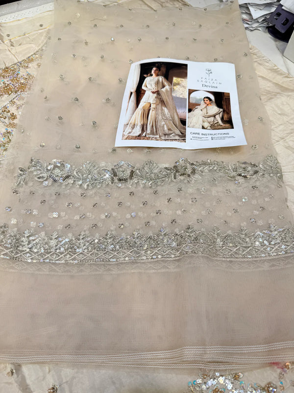 FAIZA SAQLAIN TASSEL SILK DEVINA