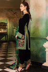 Zainab Chottani Dark Green Velvet Formal Collection Replica