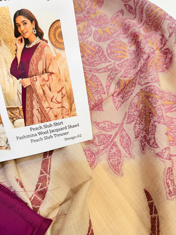 GOLDEN LEAF SHAWL SUIT