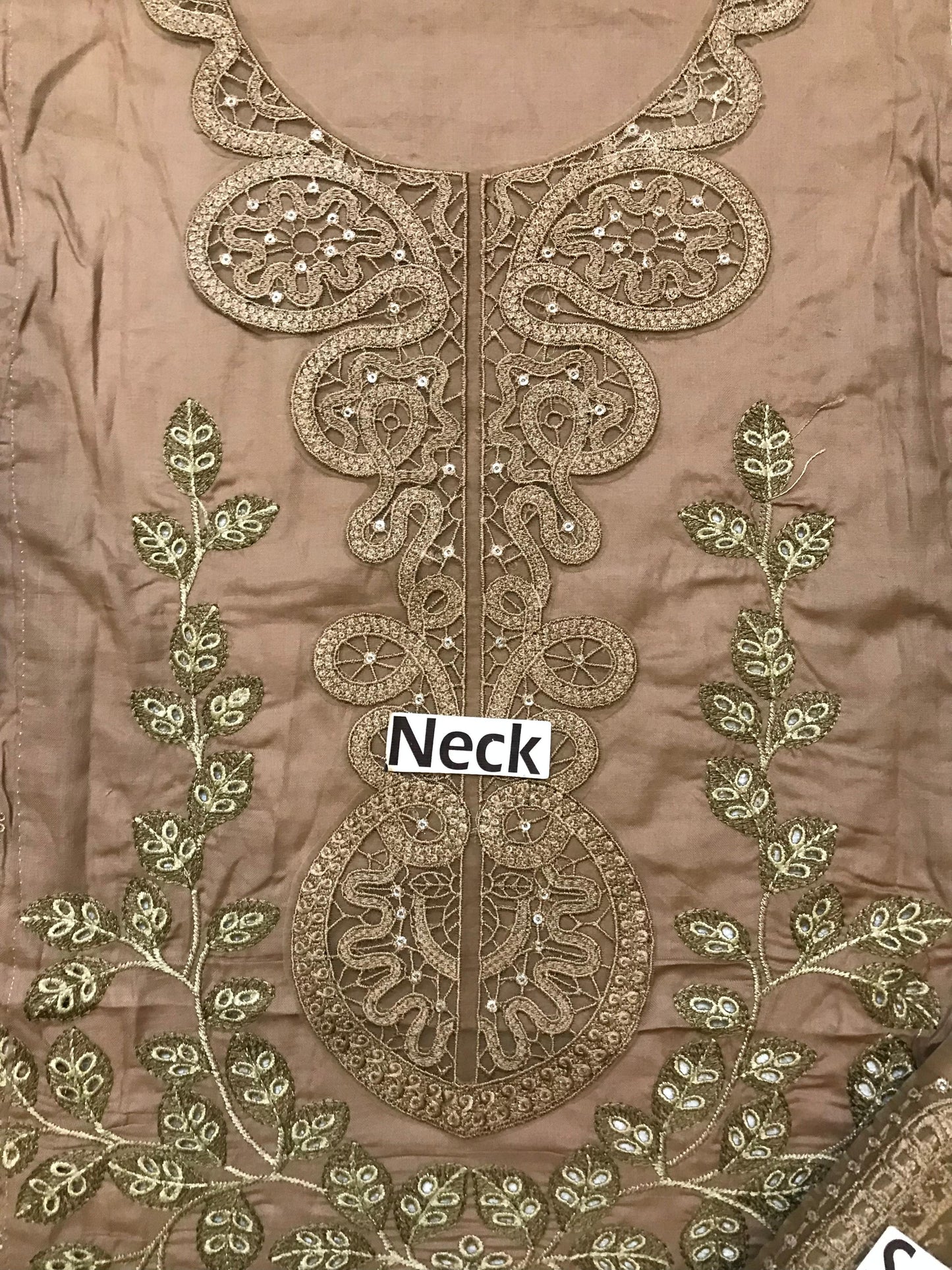Maria B Brown | Chikankari Luxury Lawn Collection Replica