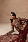 Alizeh | Maroon - Chiffon Collection Replica