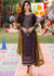 Asim Jofa Purple Chiffon Formal Collection Replica