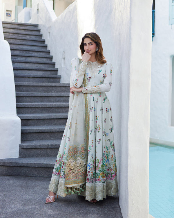 Faiza Saqlain | Ivory - Lawn Collection Replica