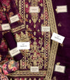 Tawwakal | Dark Purple - Semi-Stitched Organza Collection Replica