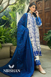 Zainab Chottani | Ivory & Royal Blue - Lawn Collection Replica