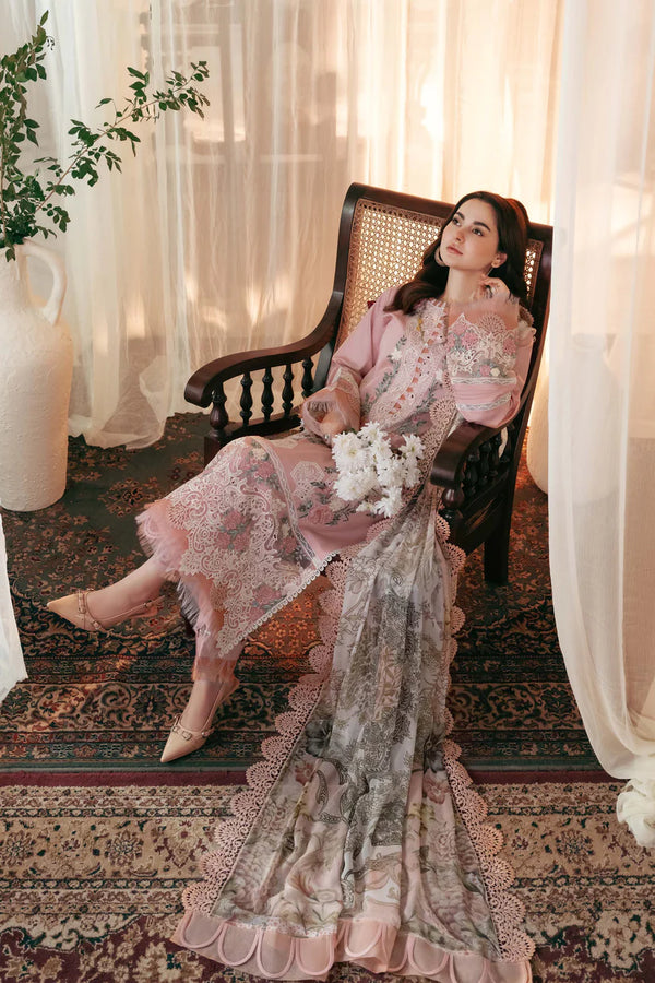 Jade | Baby Pink - Lawn Collection Replica