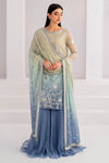 Jazmin Sky Blue Chiffon Formal Collection Replica