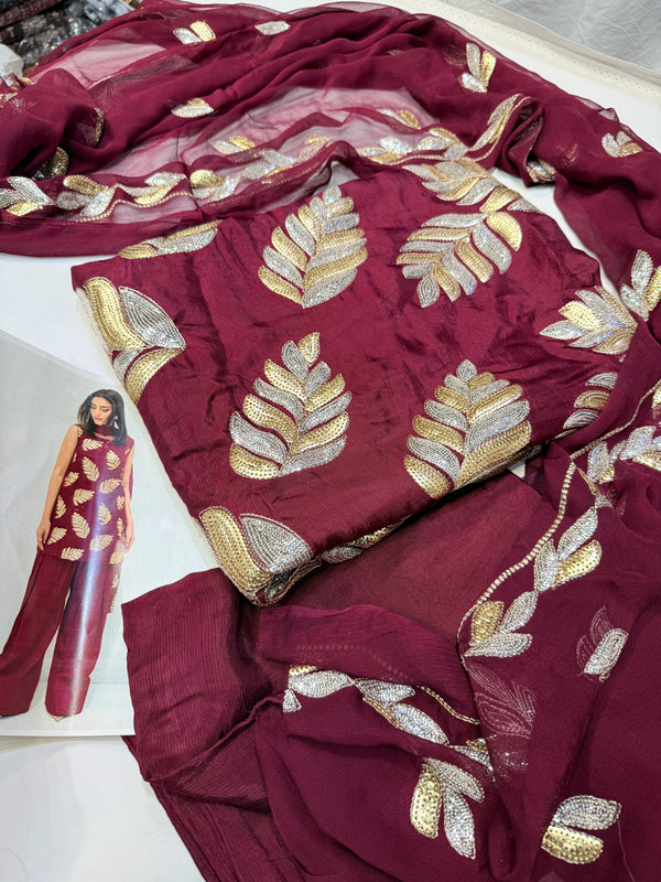 AYESHA SOMAYA RUSSIAN SILK 3PC