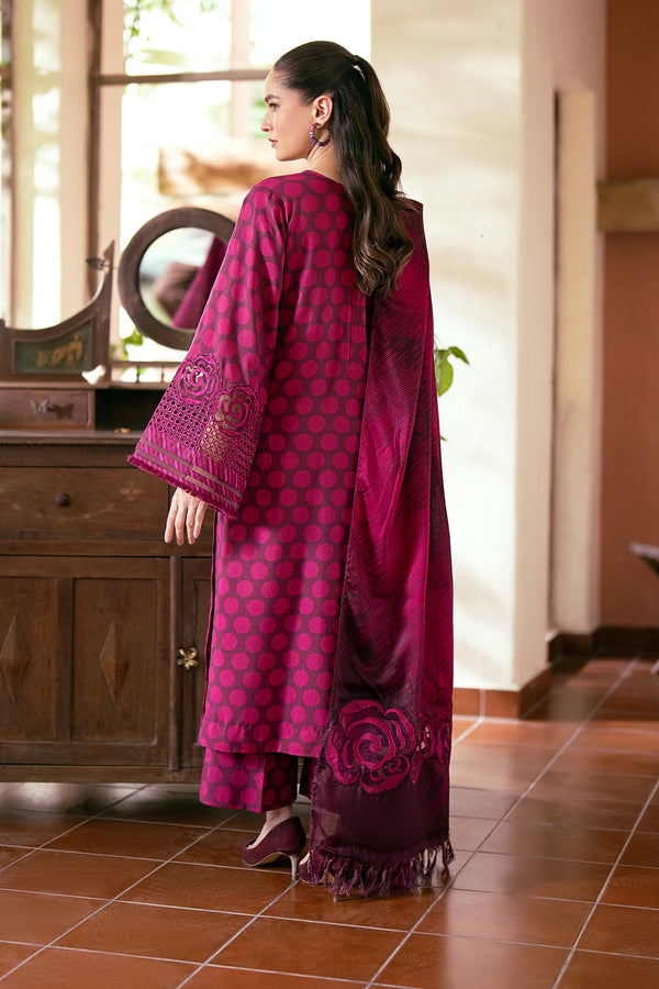Baroque | Hot Pink - Luxury Lawn Collection Replica