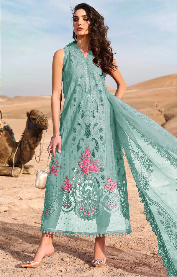 Maria B MB D-2504 (Ice Ferozi Lawn)