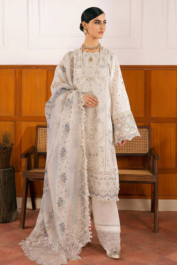 Baroque | White - Lawn Collection Replica