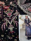 QALAMQAR LAWN FK-15 HANNAH BLACK