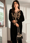 Ammara Khan Black Velvet Formal Collection Replica