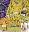 Nureh Yellow Digital Printed Lawn Collection Replica