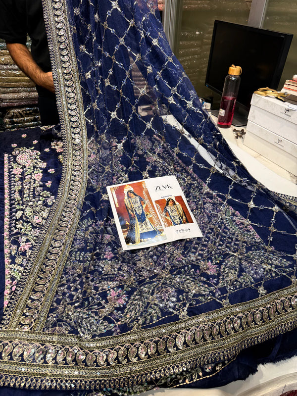 ZEVK RAW SILK RUHAANI