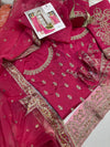 Ahmad Sultan Raw Silk Outfit – Hot Pink