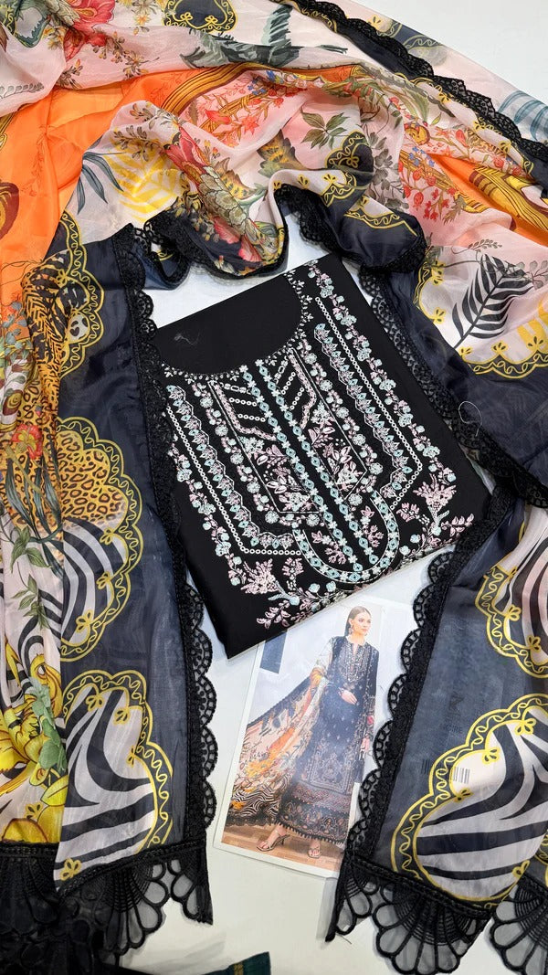 Kanwal Malik Lawn Noire (Black)